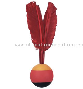 PU Feather ball from China